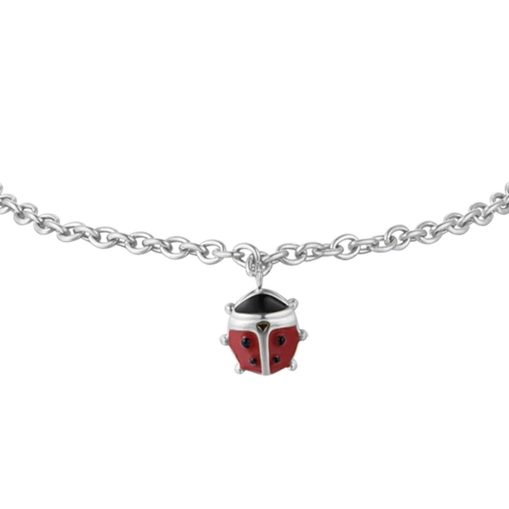 BRACCIALE BAMBINA IN ACCIAIO CON COCCINELLA - Image 4