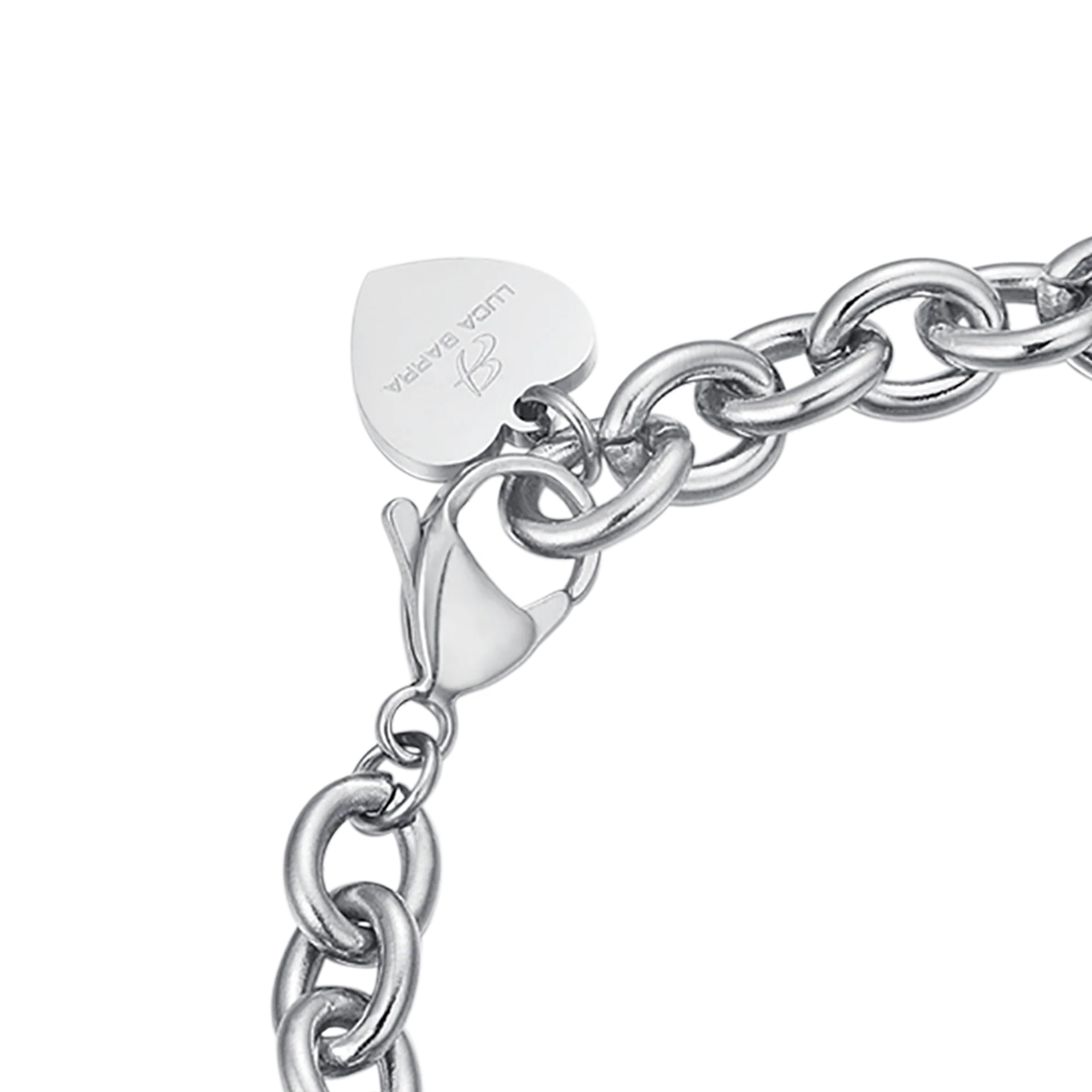 BRACCIALE IN ACCIAIO CON CUORE IP GOLD - Image 3