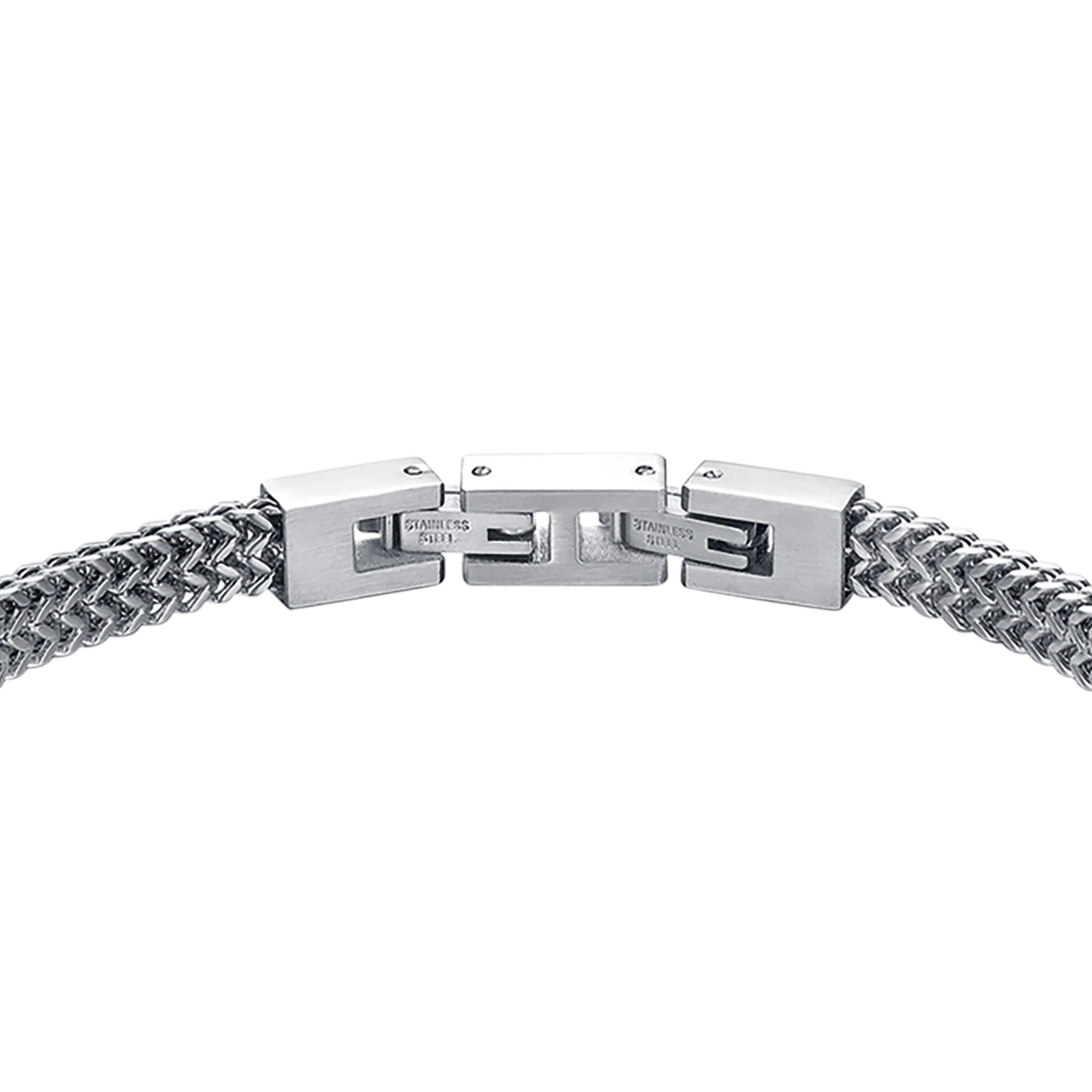 BRACCIALE UOMO IN ACCIAIO CON PIASTRA IN FIBRA DI CARBONIO - Image 4