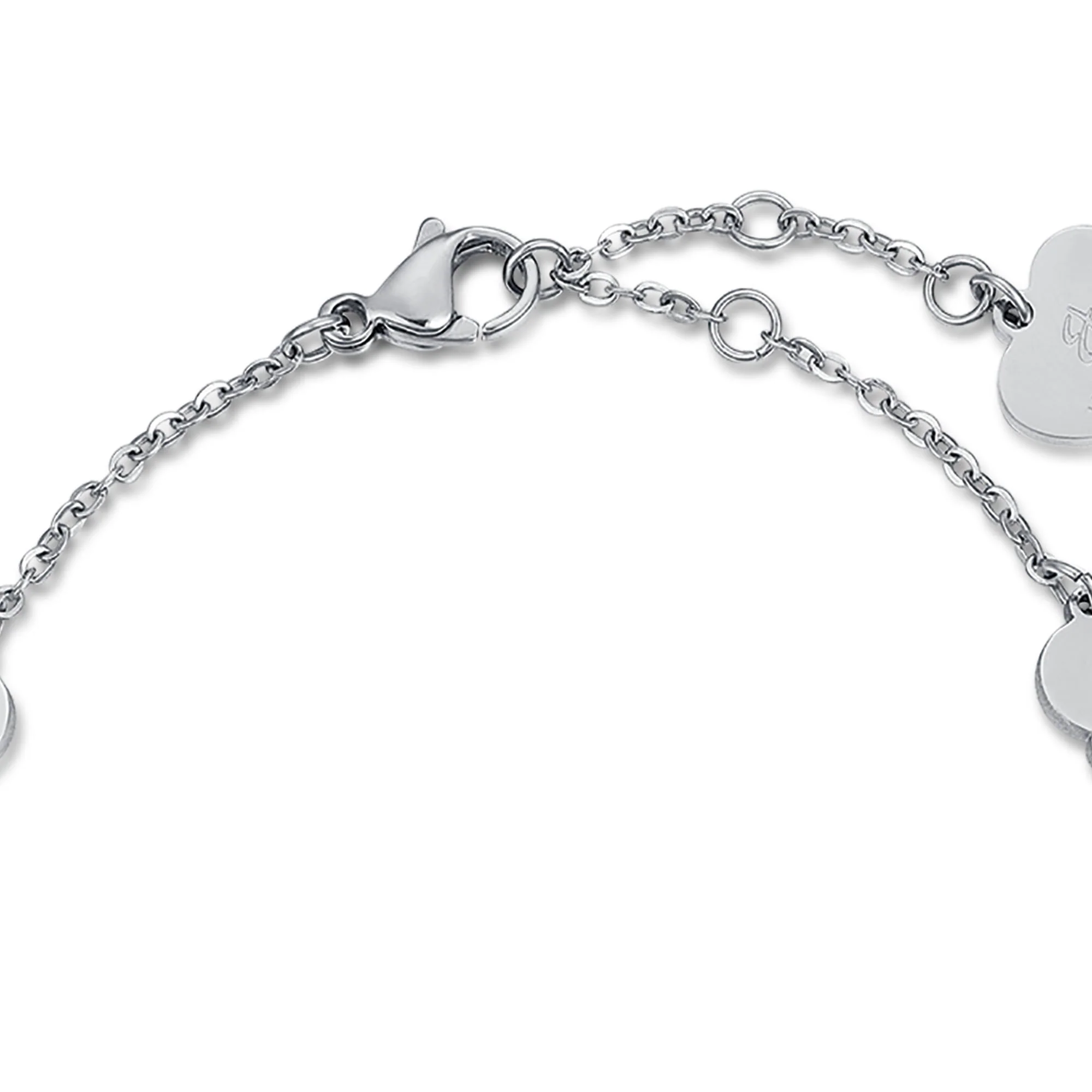BRACCIALE IN ACCIAIO CON PIETRE GOLDEN SHADOW - Image 2