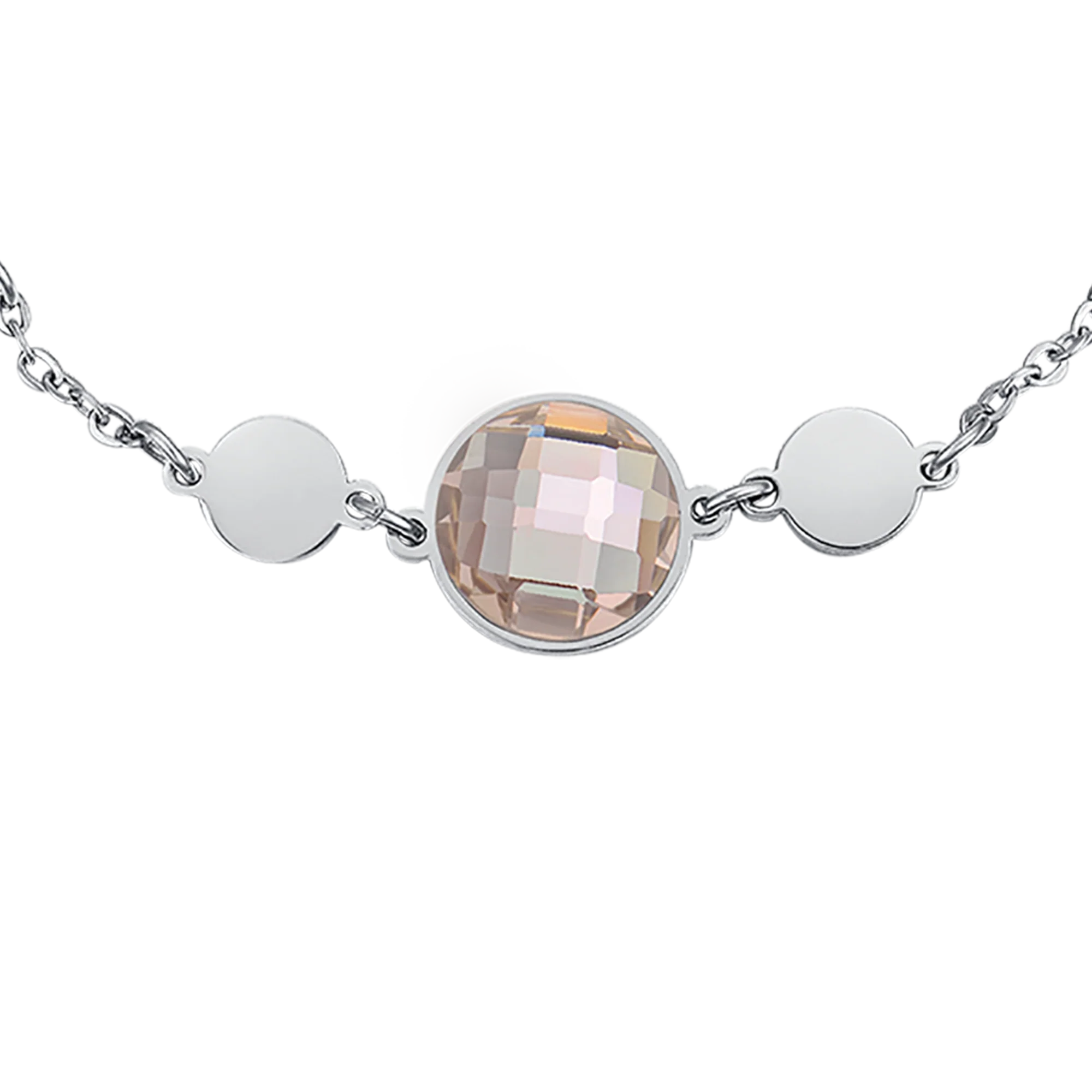 BRACCIALE IN ACCIAIO CON PIETRE GOLDEN SHADOW - Image 3