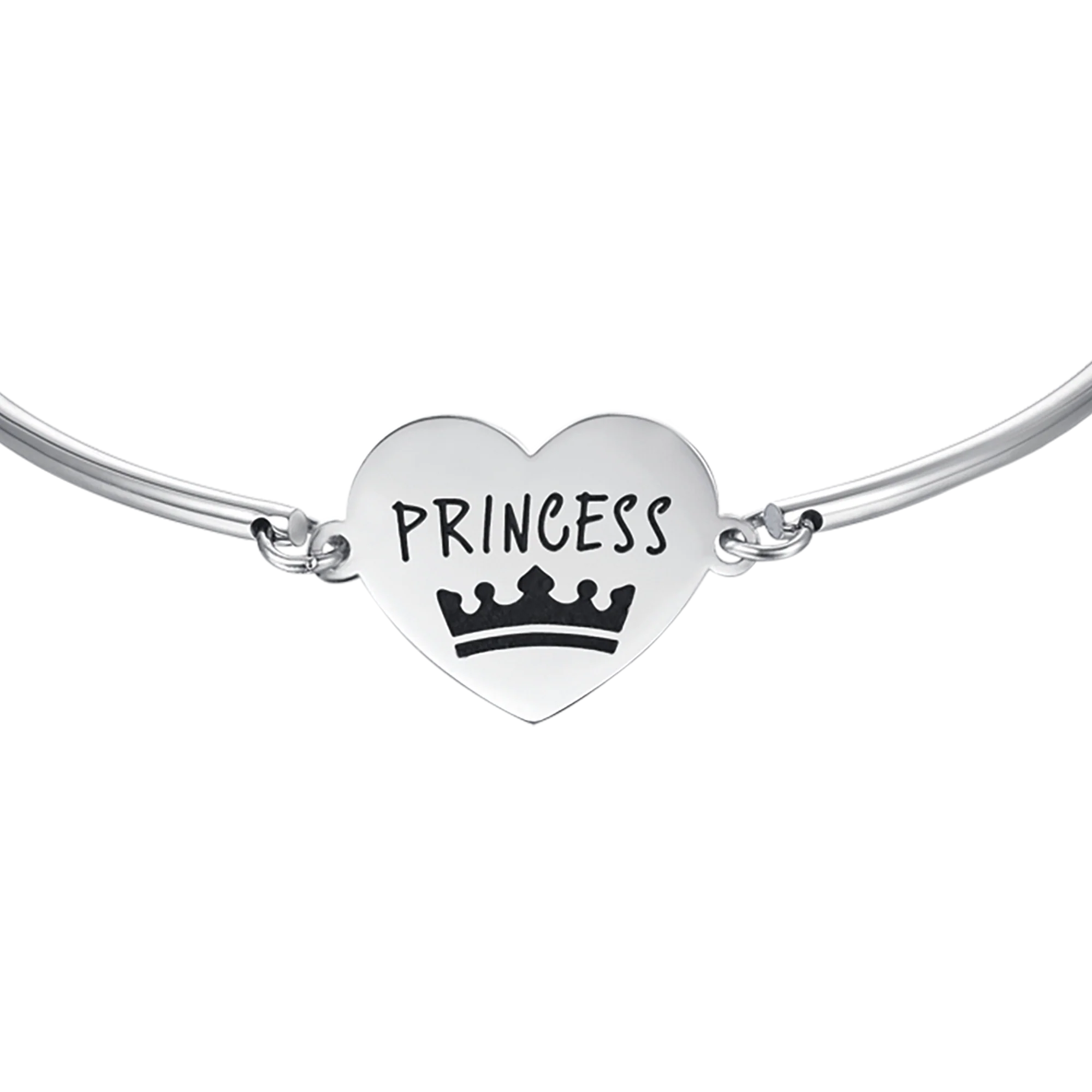 BRACCIALE DONNA IN ACCIAIO CON SCRITTA PRINCESS - Image 4