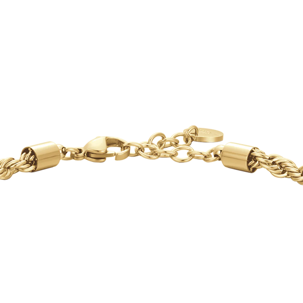BRACCIALE UOMO IN ACCIAIO IP GOLD - Image 5