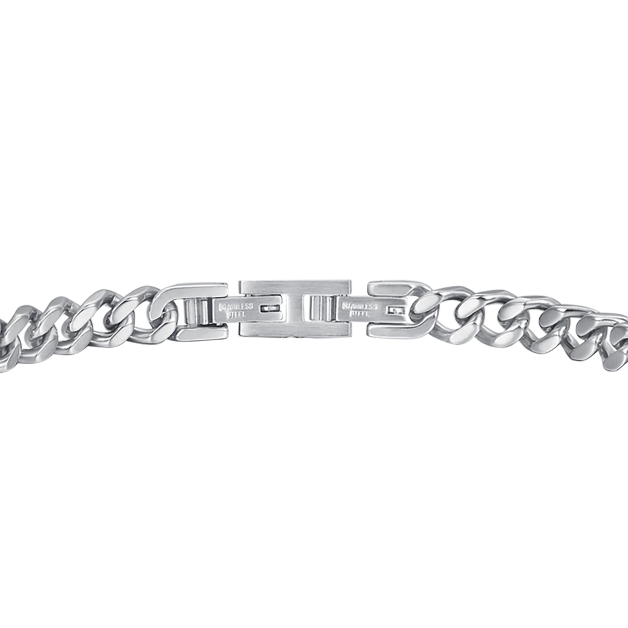BRACCIALE UOMO IN ACCIAIO IP GOLD CON CRISTALLI BIANCHI - Image 5