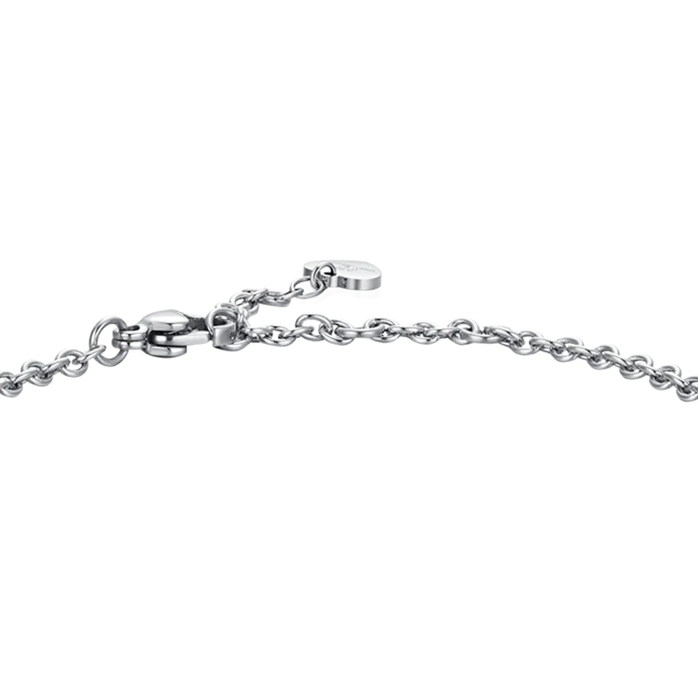 BRACCIALE TENNIS DONNA IN ACCIAIO CUORE E ZIRCONI - Image 5
