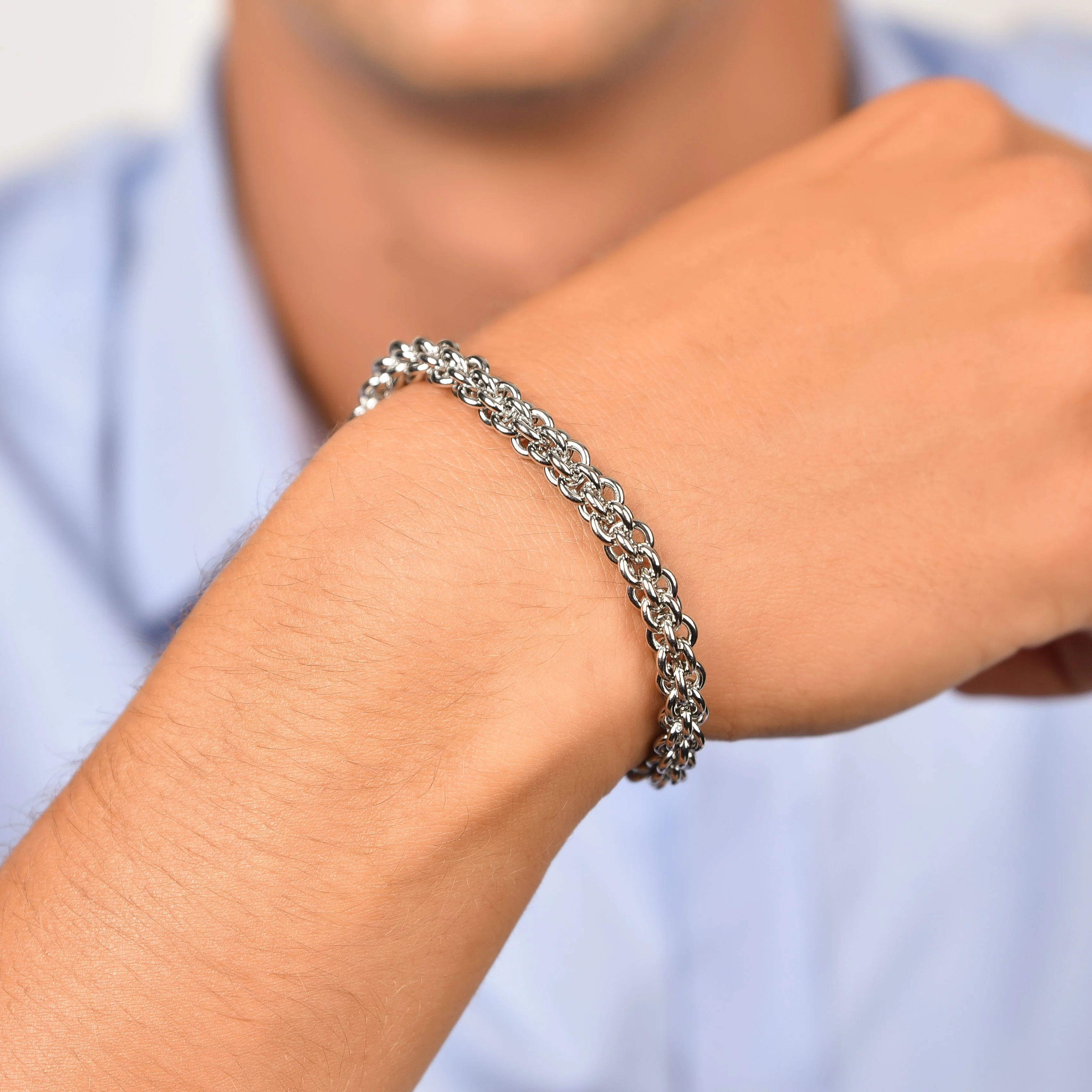 BRACCIALE UOMO IN ACCIAIO - Image 2