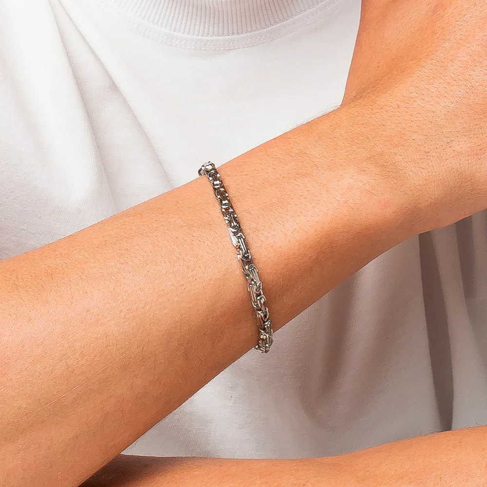 BRACCIALE UOMO IN ACCIAIO - Image 2