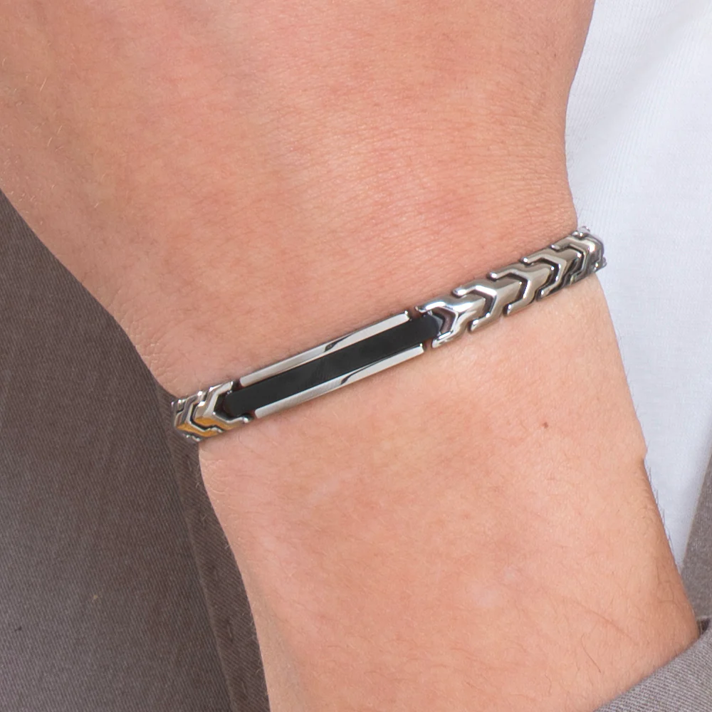 BRACCIALE UOMO IN ACCIAIO - Image 2