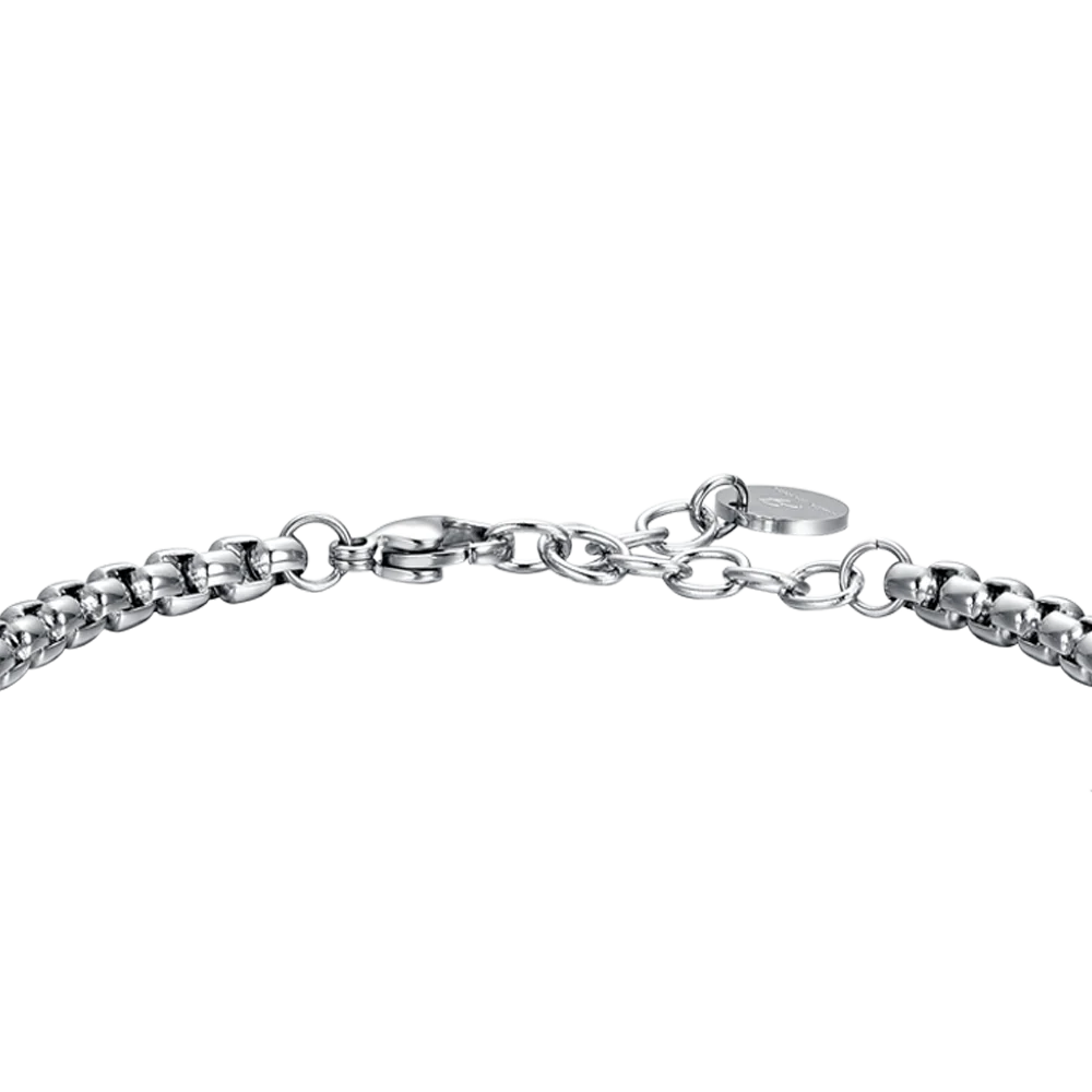 BRACCIALE UOMO IN ACCIAIO ANCORA IP NERO - Image 5
