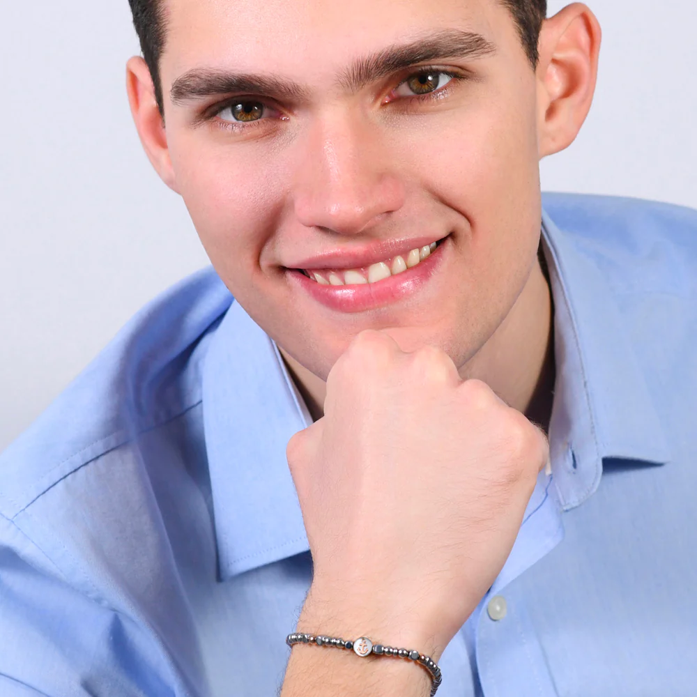 BRACCIALE UOMO IN ACCIAIO ANCORA IP ROSE GOLD - Image 3