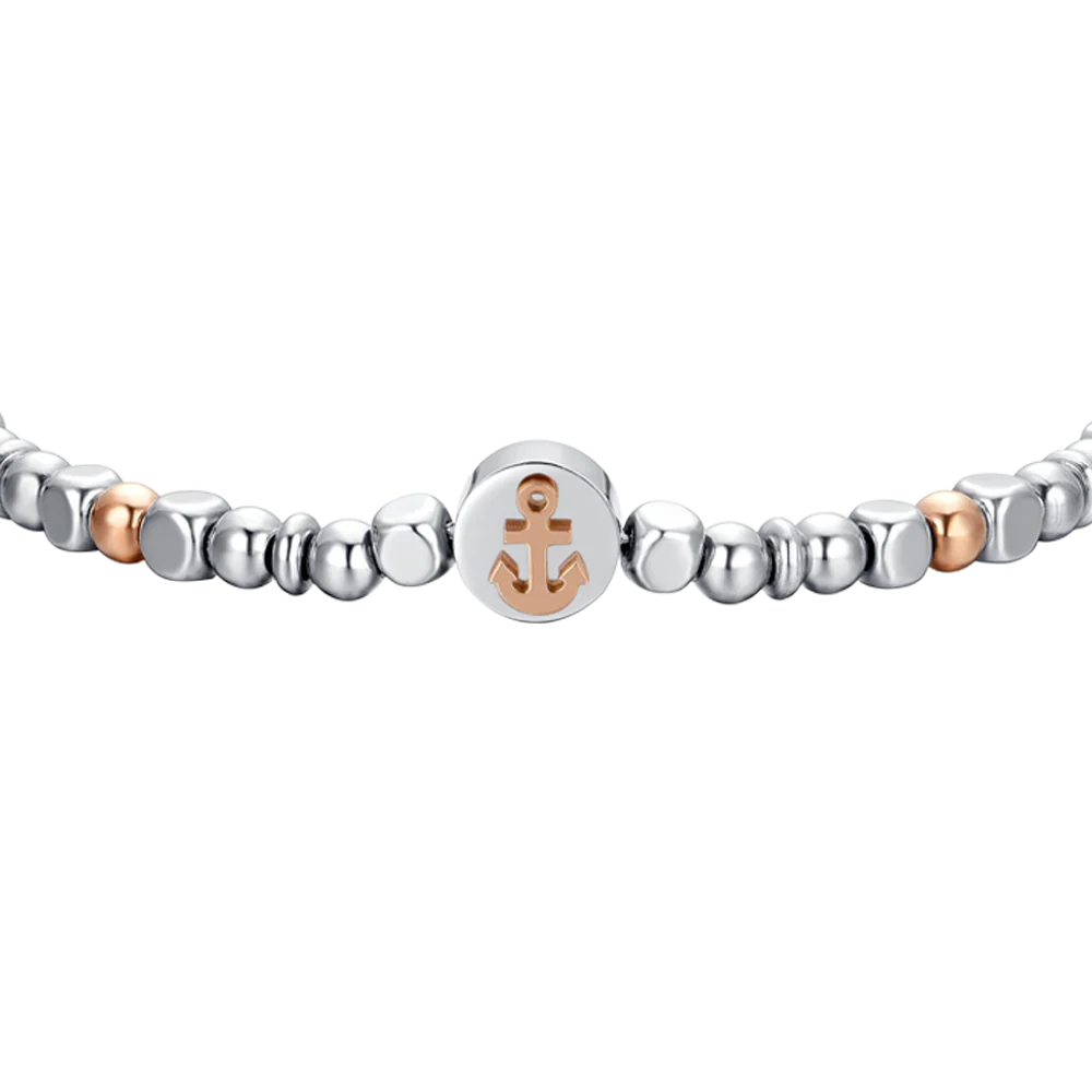 BRACCIALE UOMO IN ACCIAIO ANCORA IP ROSE GOLD - Image 4