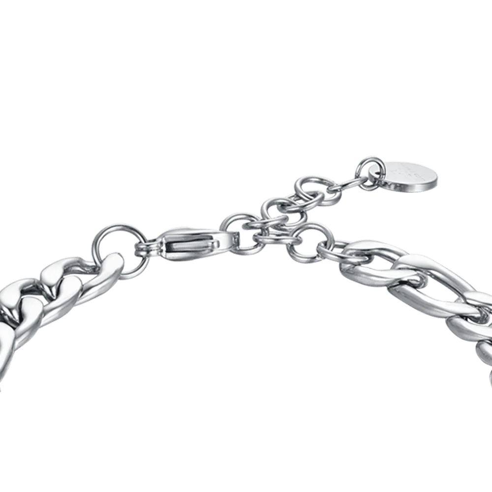 BRACCIALE UOMO IN ACCIAIO CON AGATA NERA - Image 5