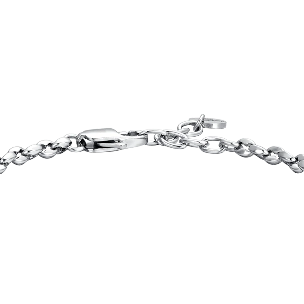 BRACCIALE UOMO IN ACCIAIO CON ANCORA - Image 5