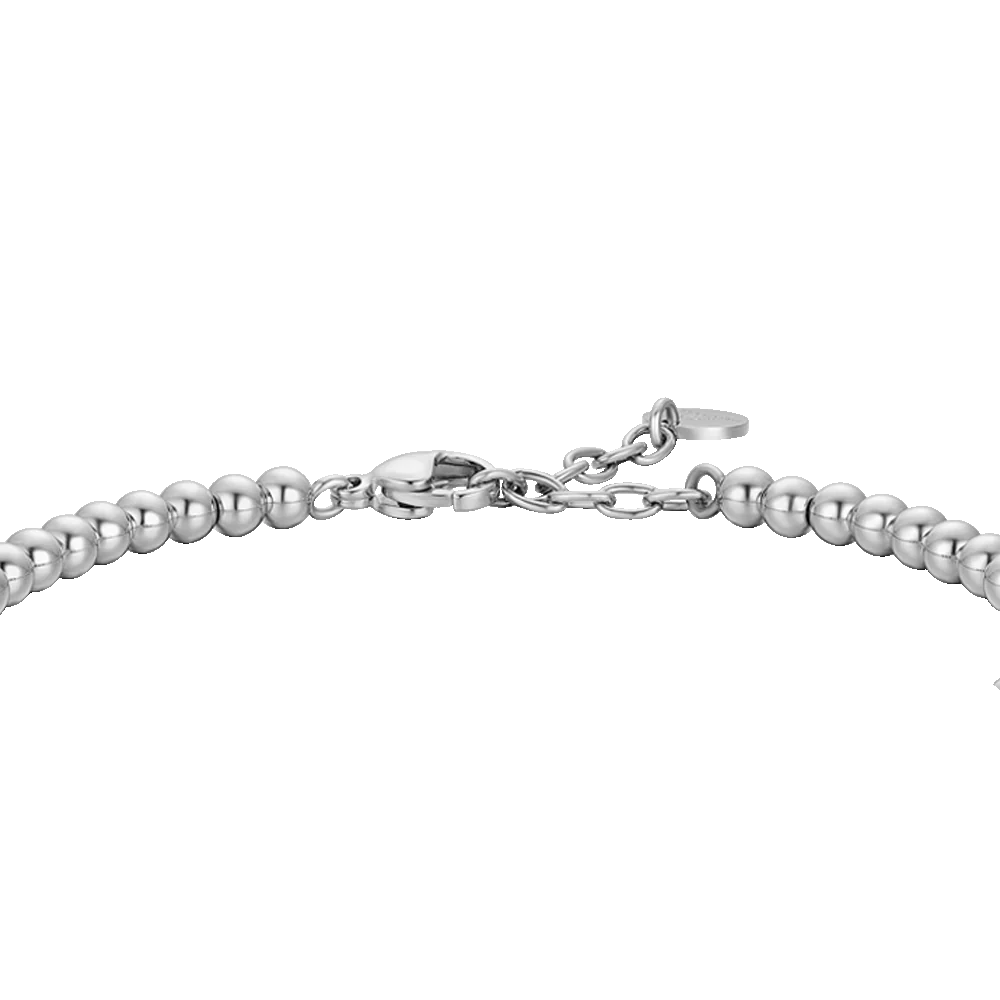BRACCIALE UOMO IN ACCIAIO CON ELEMENTI IN EMATITE BLU - Image 5