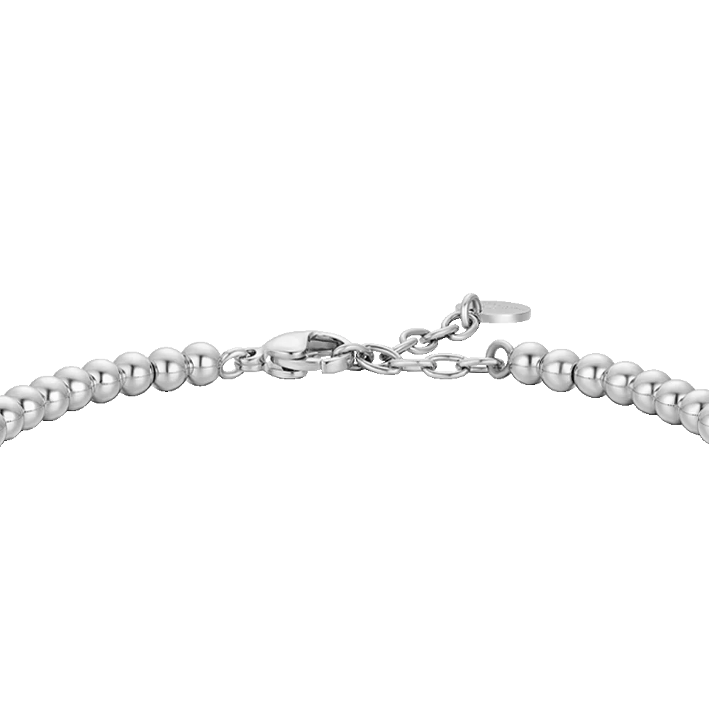 BRACCIALE UOMO IN ACCIAIO CON ELEMENTI IN EMATITE GRIGIA - Image 5