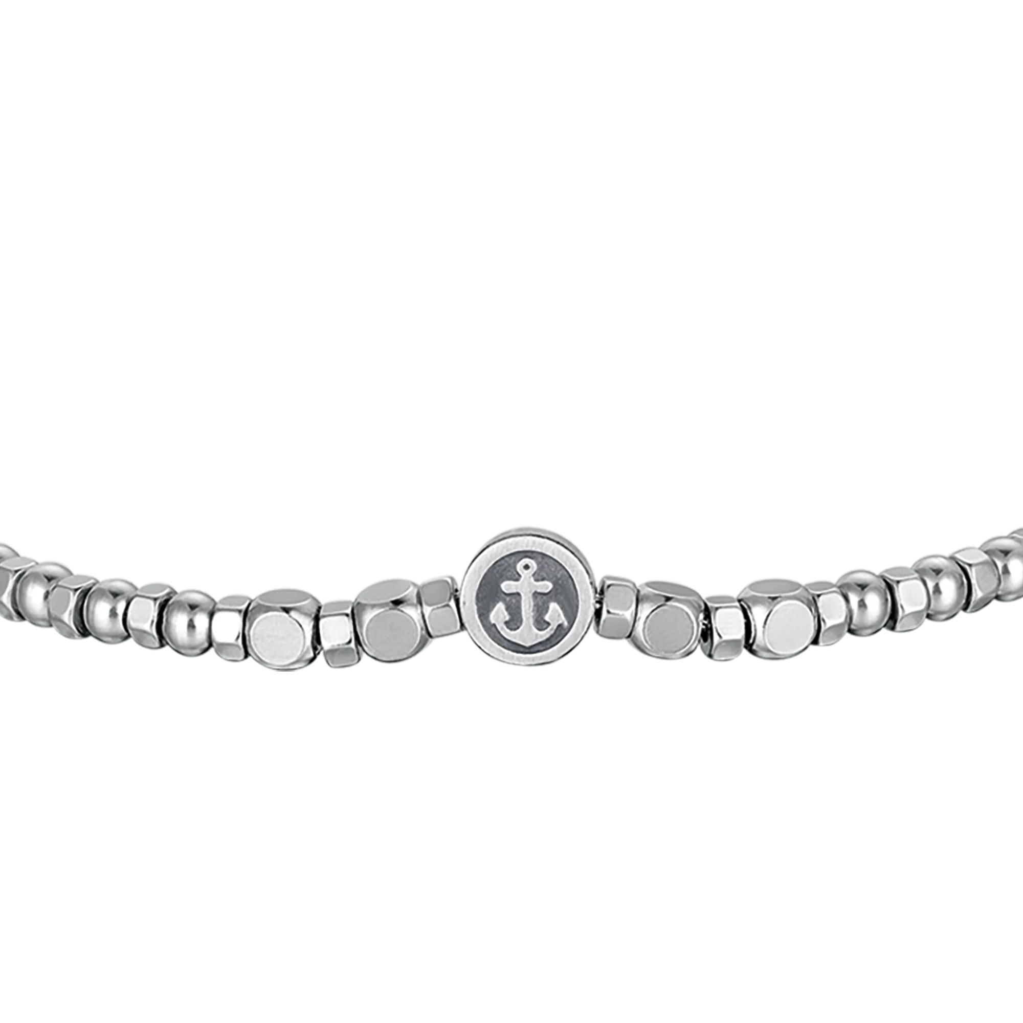 BRACCIALE UOMO IN ACCIAIO CON ELEMENTO ANCORA - Image 4