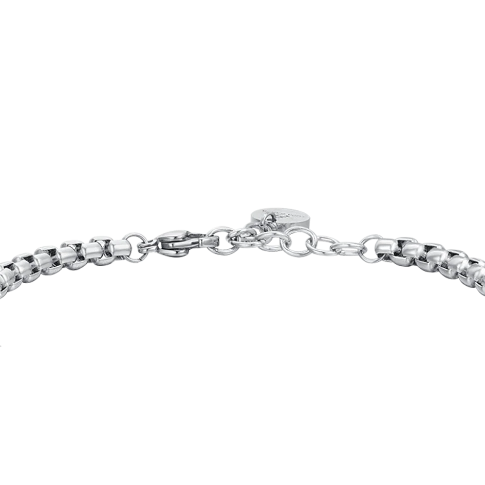 BRACCIALE UOMO IN ACCIAIO CON GIGLIO - Image 5