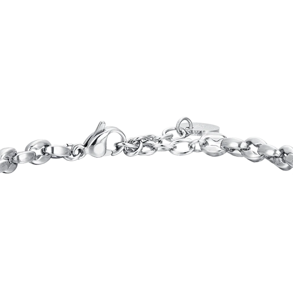 BRACCIALE UOMO IN ACCIAIO CON INFINITO - Image 5