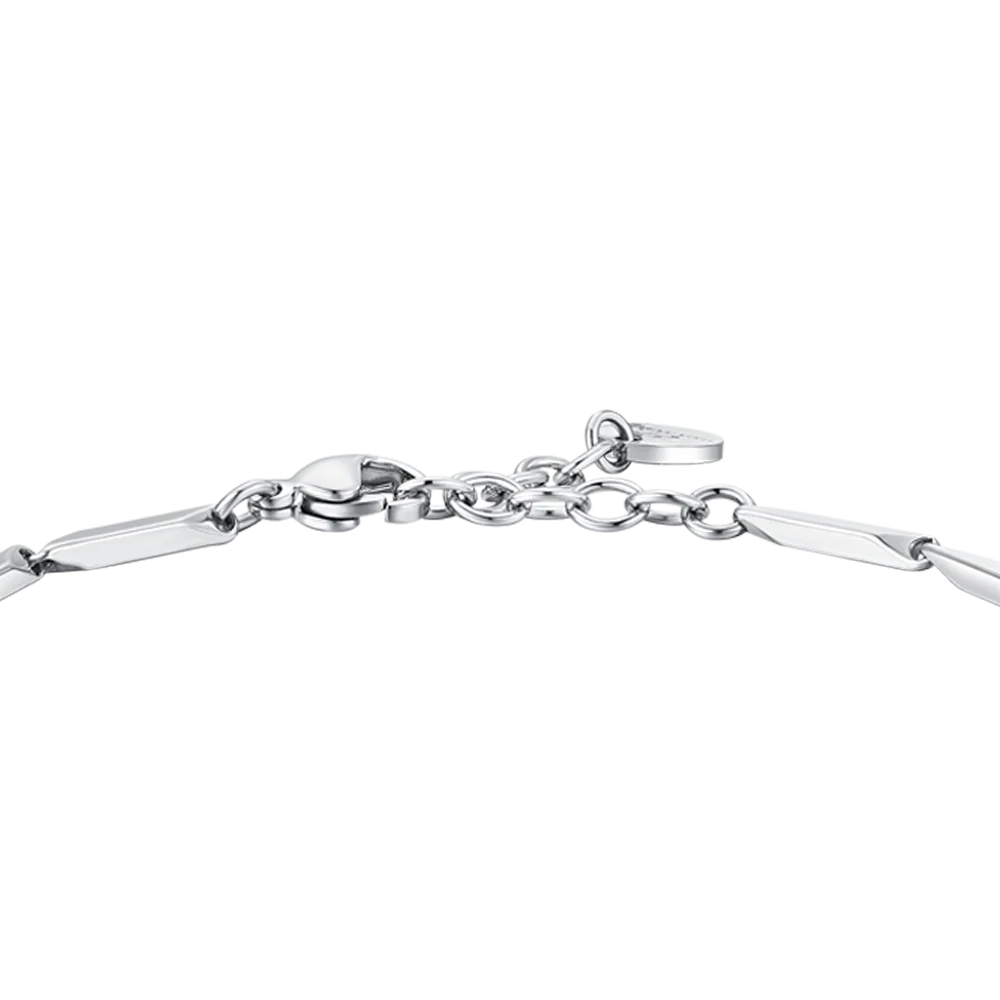 BRACCIALE UOMO IN ACCIAIO CON PIETRE TURCHESI - Image 5