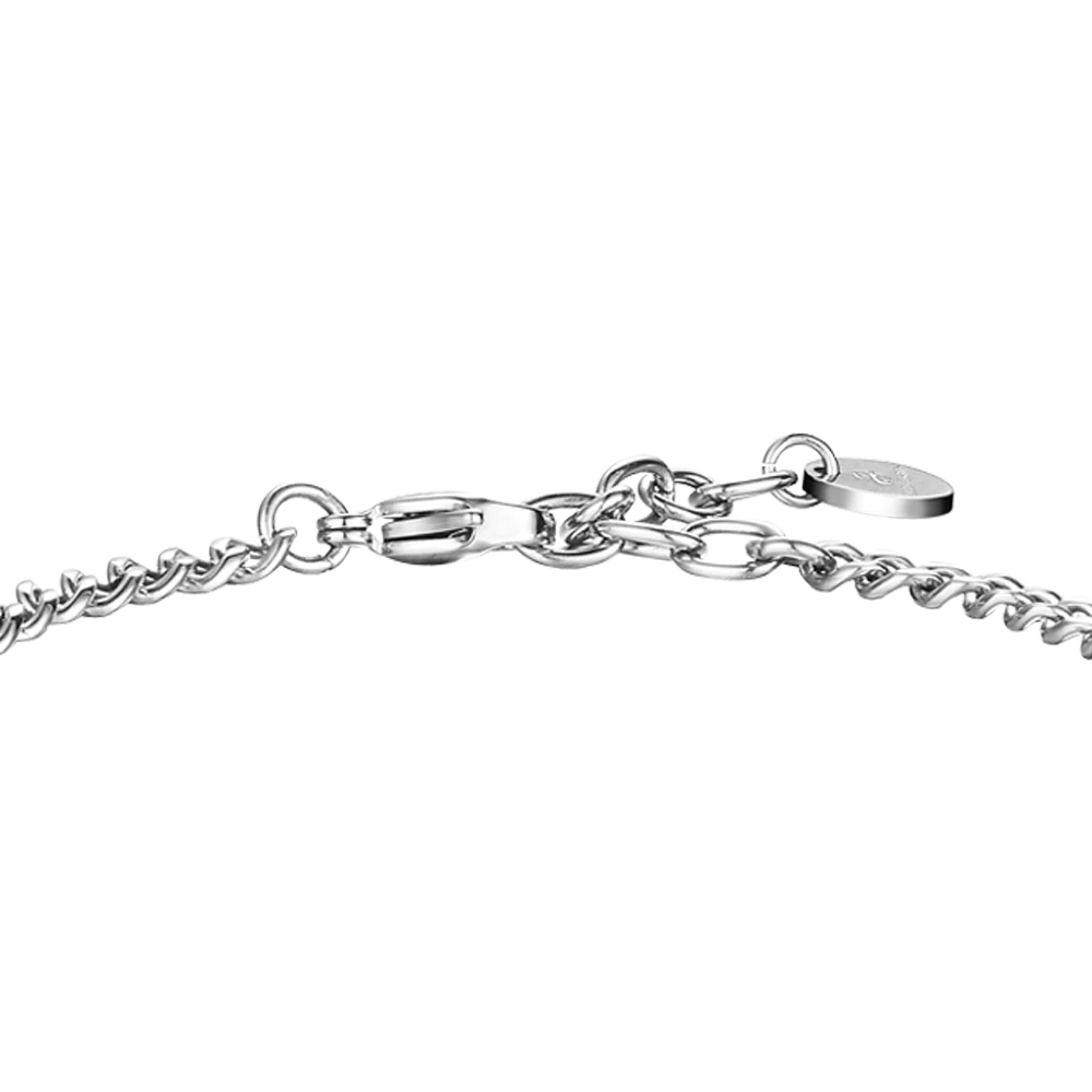 BRACCIALE UOMO IN ACCIAIO CON SMALTO NERO - Image 5