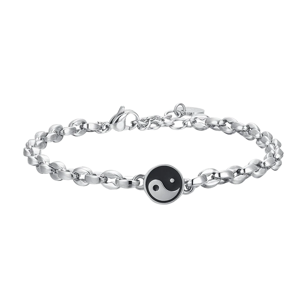 BRACCIALE UOMO IN ACCIAIO CON TAO
