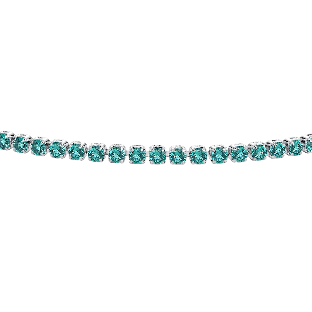 BRACCIALE UOMO IN ACCIAIO CON ZIRCONI VERDI - Image 5