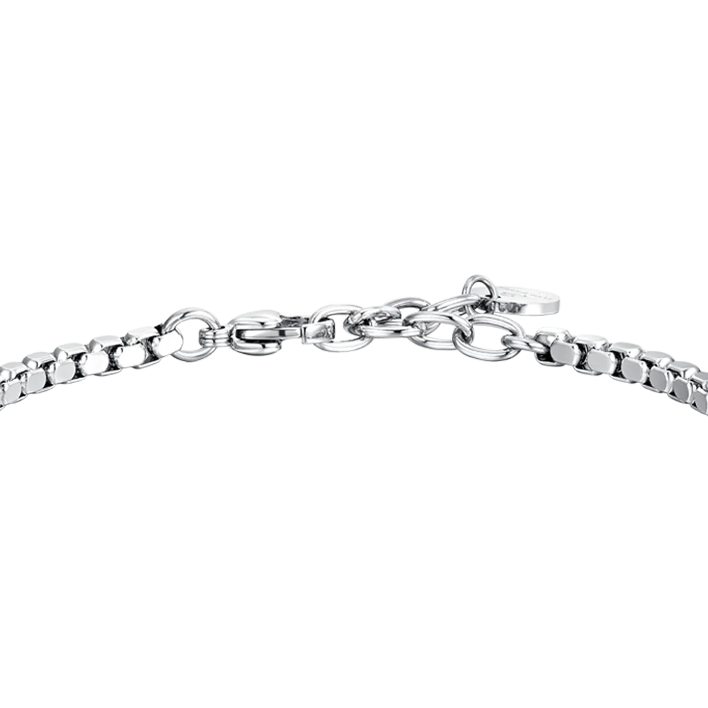 BRACCIALE UOMO IN ACCIAIO CROCE E ACCIAIO IP BLACK - Image 5