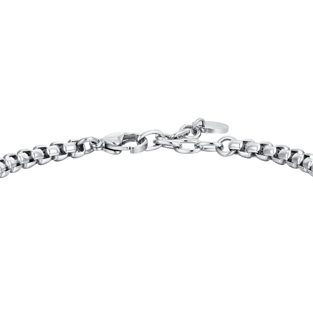 BRACCIALE UOMO IN ACCIAIO ED ELEMENTI IN ACCIAIO IP GOLD - Image 5