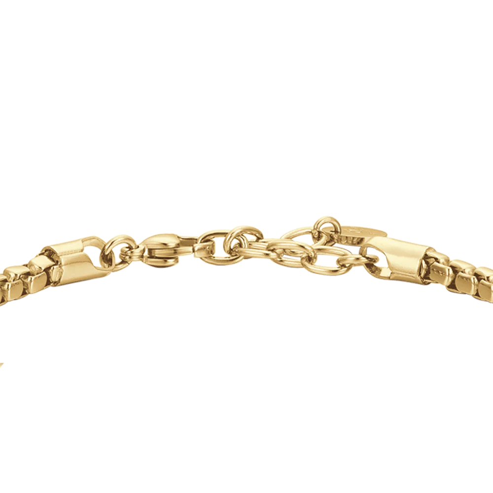 BRACCIALE UOMO IN ACCIAIO IP GOLD - Image 3