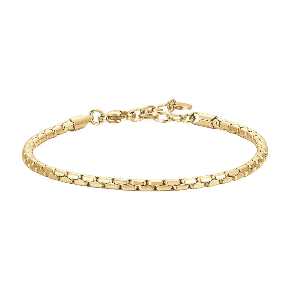 BRACCIALE UOMO IN ACCIAIO IP GOLD