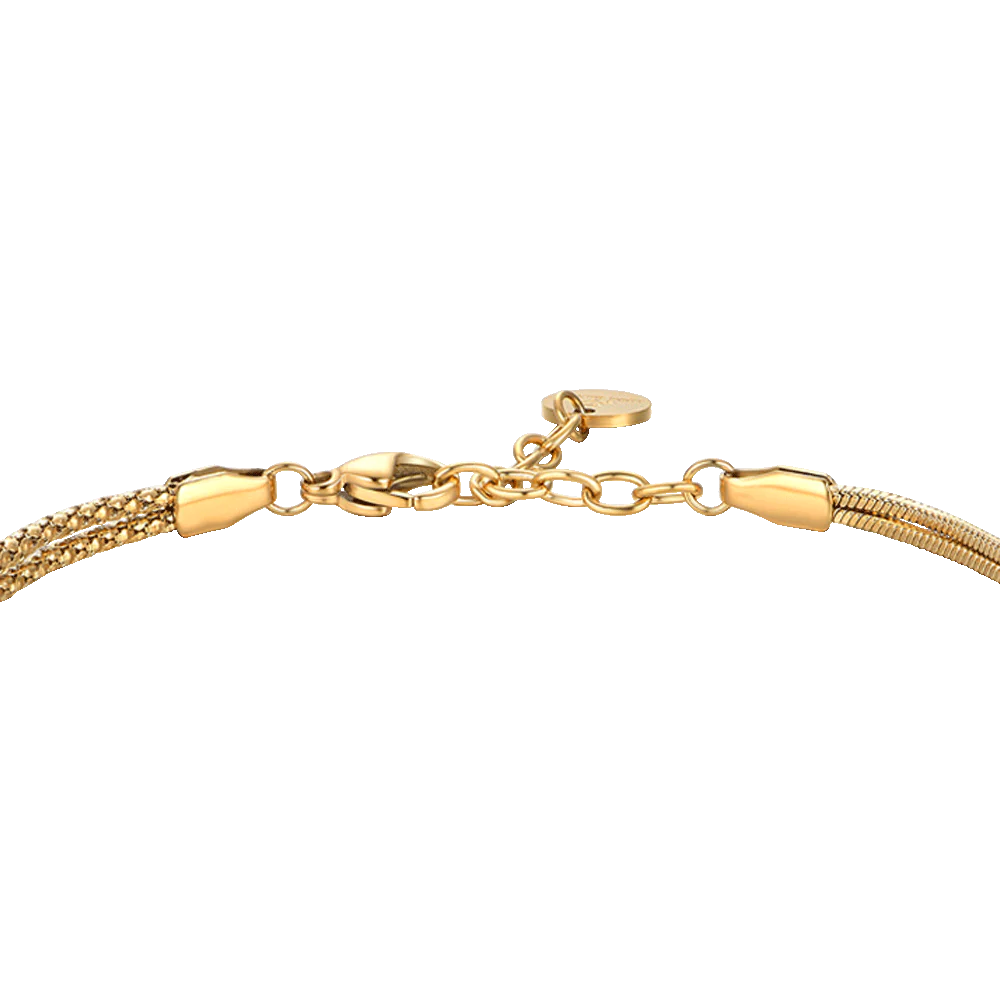 BRACCIALE UOMO IN ACCIAIO IP GOLD CON NODO - Image 5