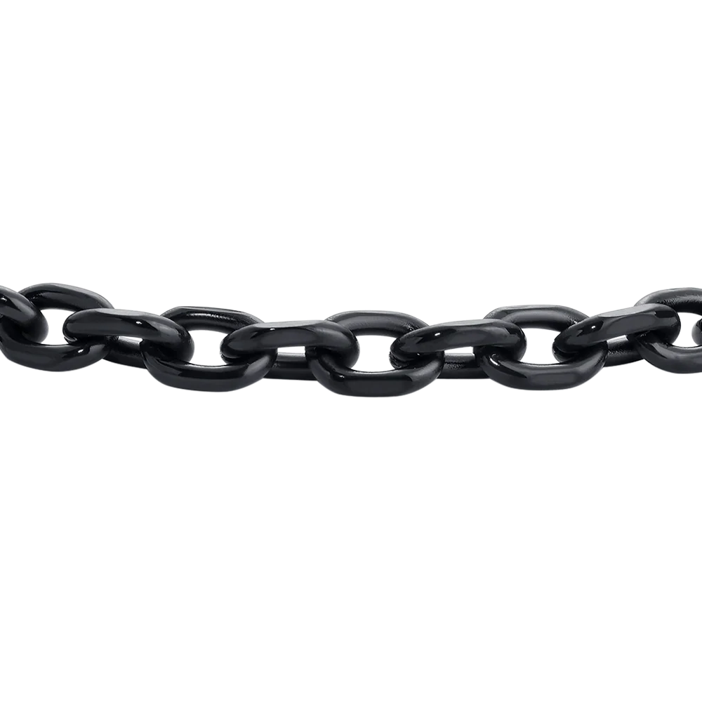 BRACCIALE UOMO IN ACCIAIO IP NERO - Image 5