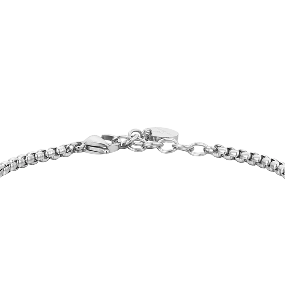 BRACCIALE UOMO IN ACCIAIO PIETRE TURCHESI - Image 5