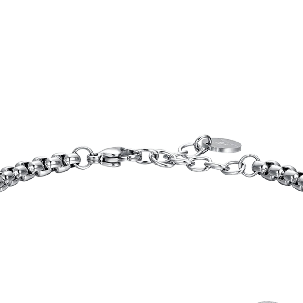 BRACCIALE UOMO IN ACCIAIO SEGNO ZODIACALE ARIETE PIASTRA - Image 7