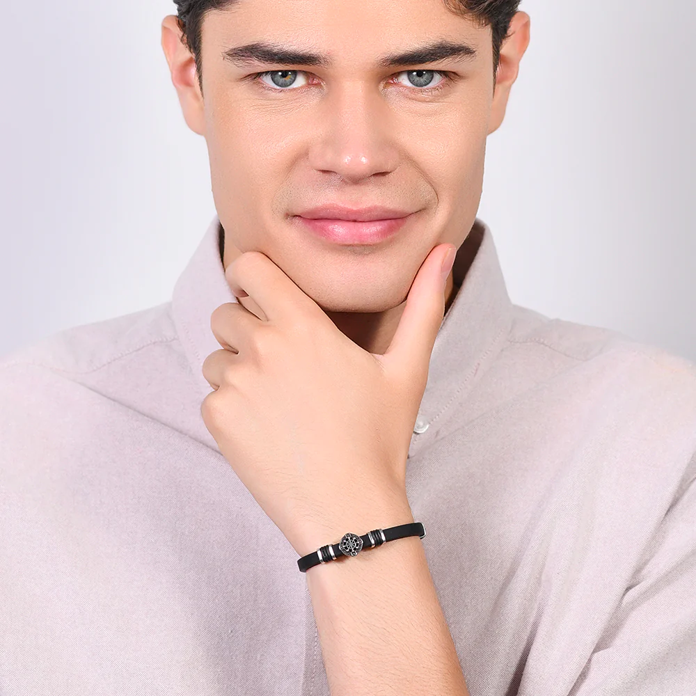 BRACCIALE UOMO IN SILICONE TIMONE - Image 3