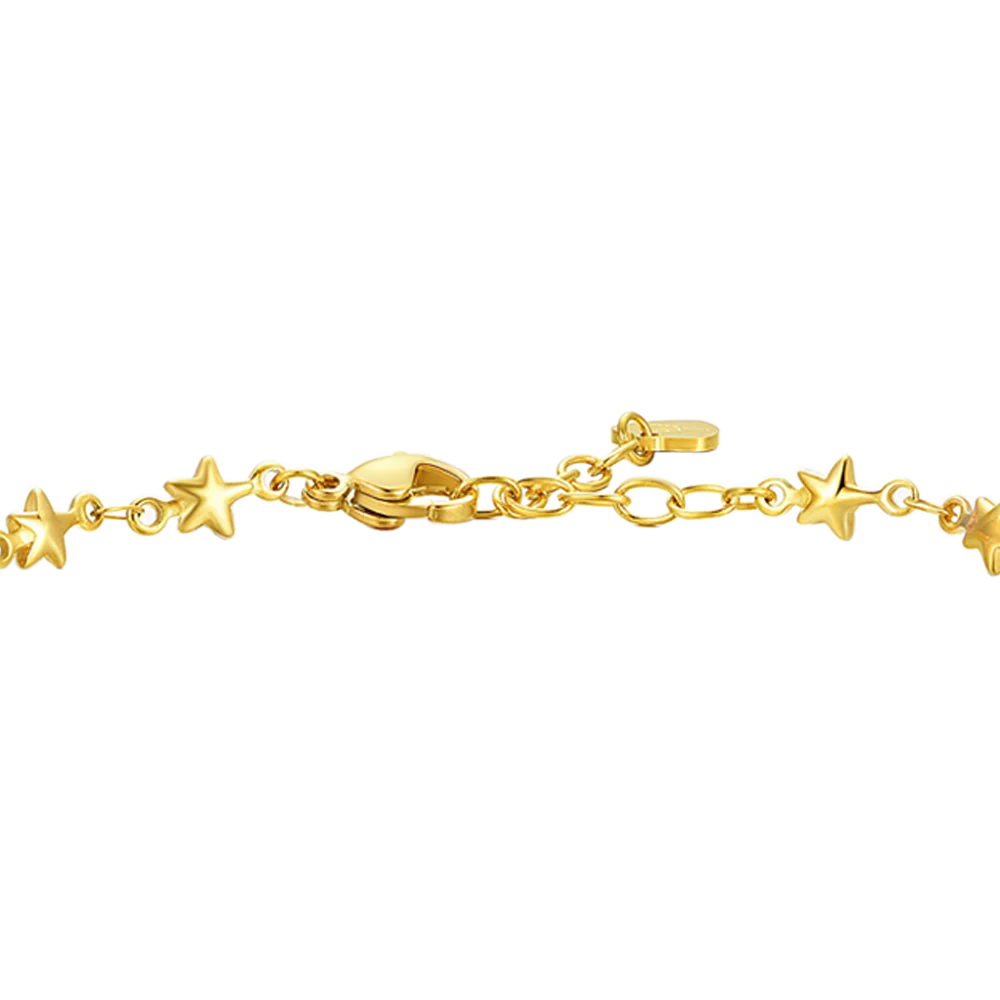CAVIGLIERA DONNA IN ACCIAIO IP GOLD CON STELLE - Image 5
