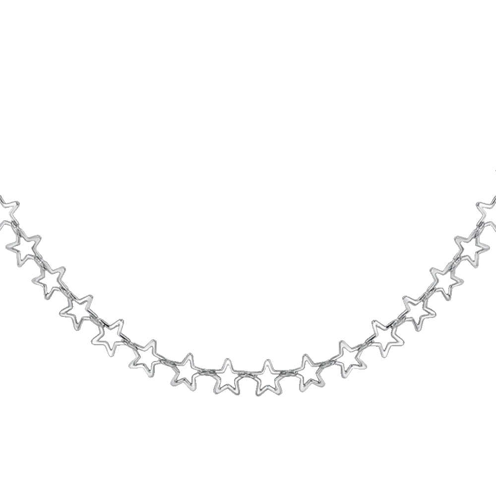 COLLANA DONNA IN ACCIAIO CON STELLE - Image 4