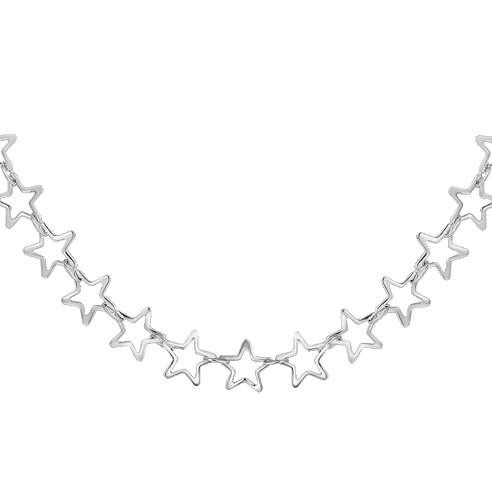 COLLANA DONNA IN ACCIAIO CON STELLE - Image 5