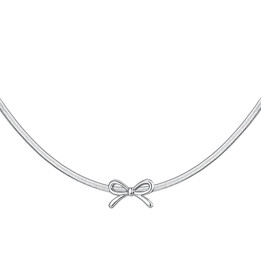 COLLANA DONNA IN ACCIAIO FIOCCO - Image 4