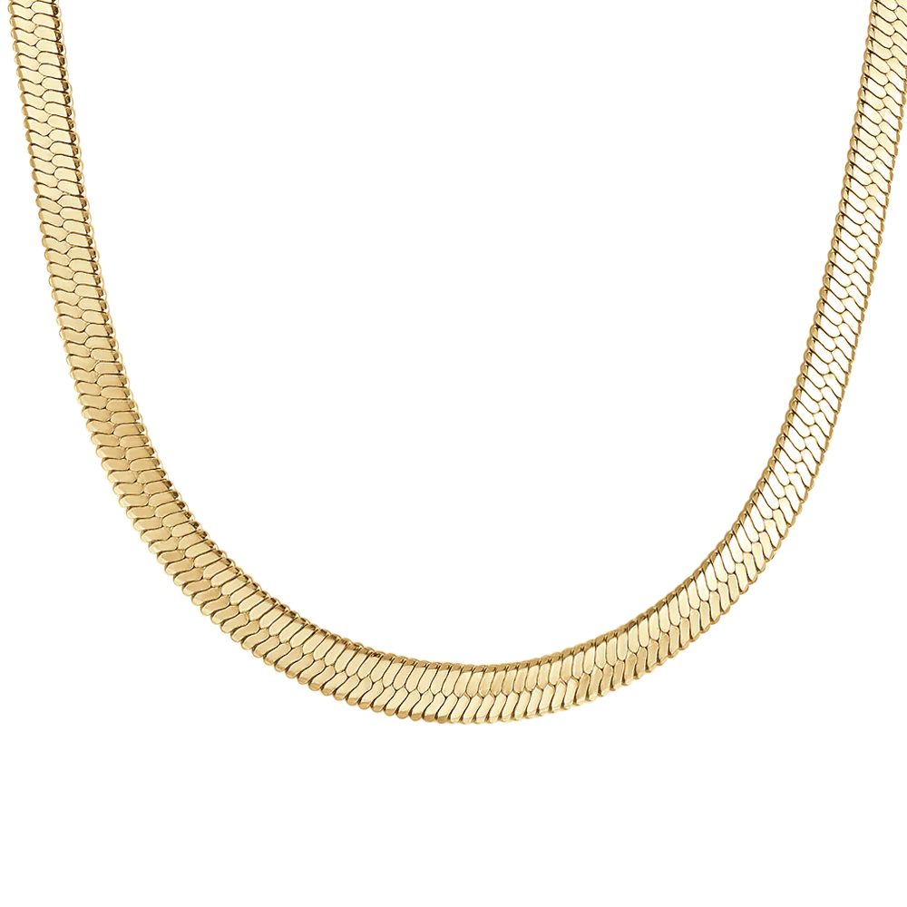 COLLANA DONNA IN ACCIAIO IP GOLD