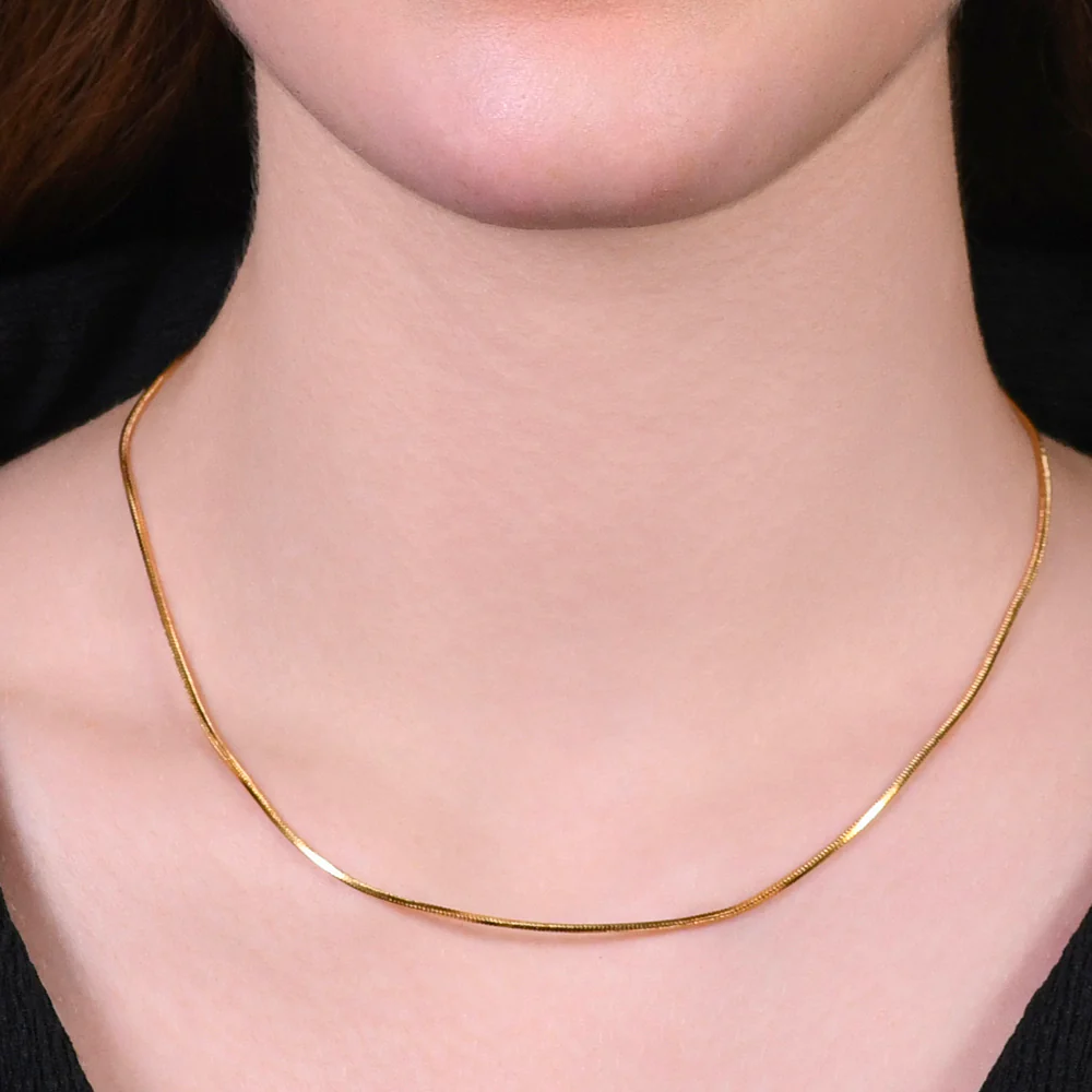 COLLANA DONNA IN ACCIAIO  IP GOLD - Image 2
