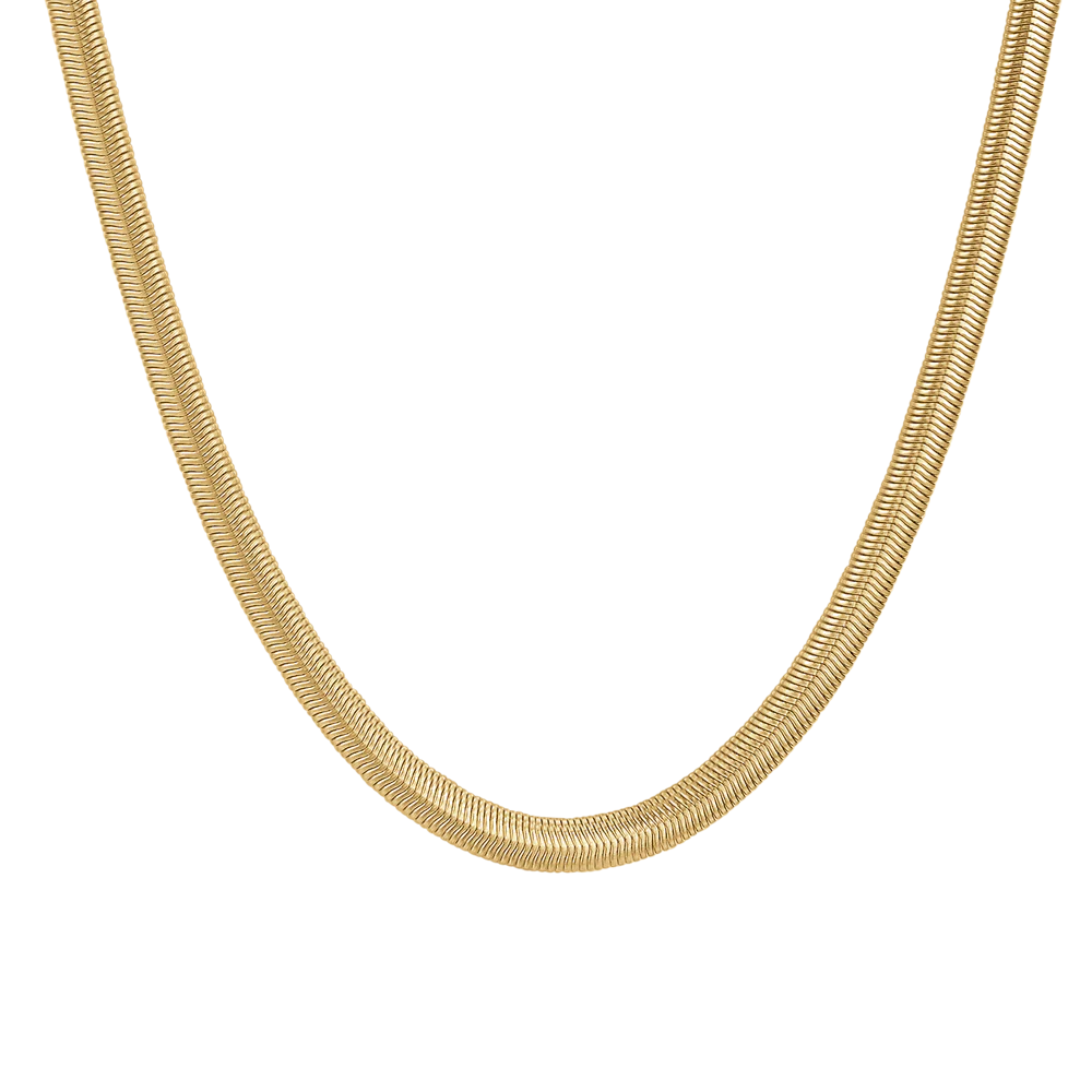 COLLANA DONNA IN ACCIAIO IP GOLD