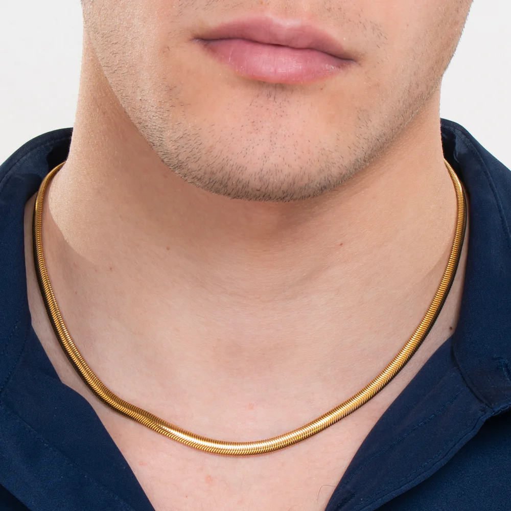 COLLANA DONNA IN ACCIAIO IP GOLD - Image 2