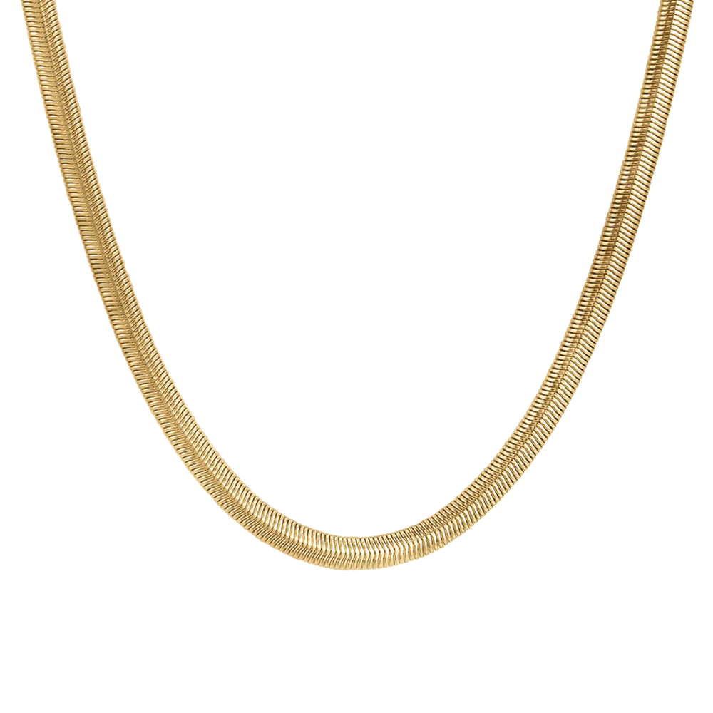 COLLANA DONNA IN ACCIAIO IP GOLD - Image 4