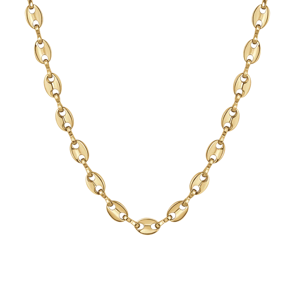 COLLANA DONNA IN ACCIAIO  IP GOLD