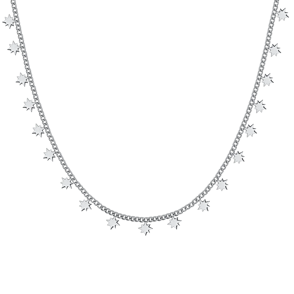 COLLANA DONNA IN ACCIAIO STELLE DI SISSI