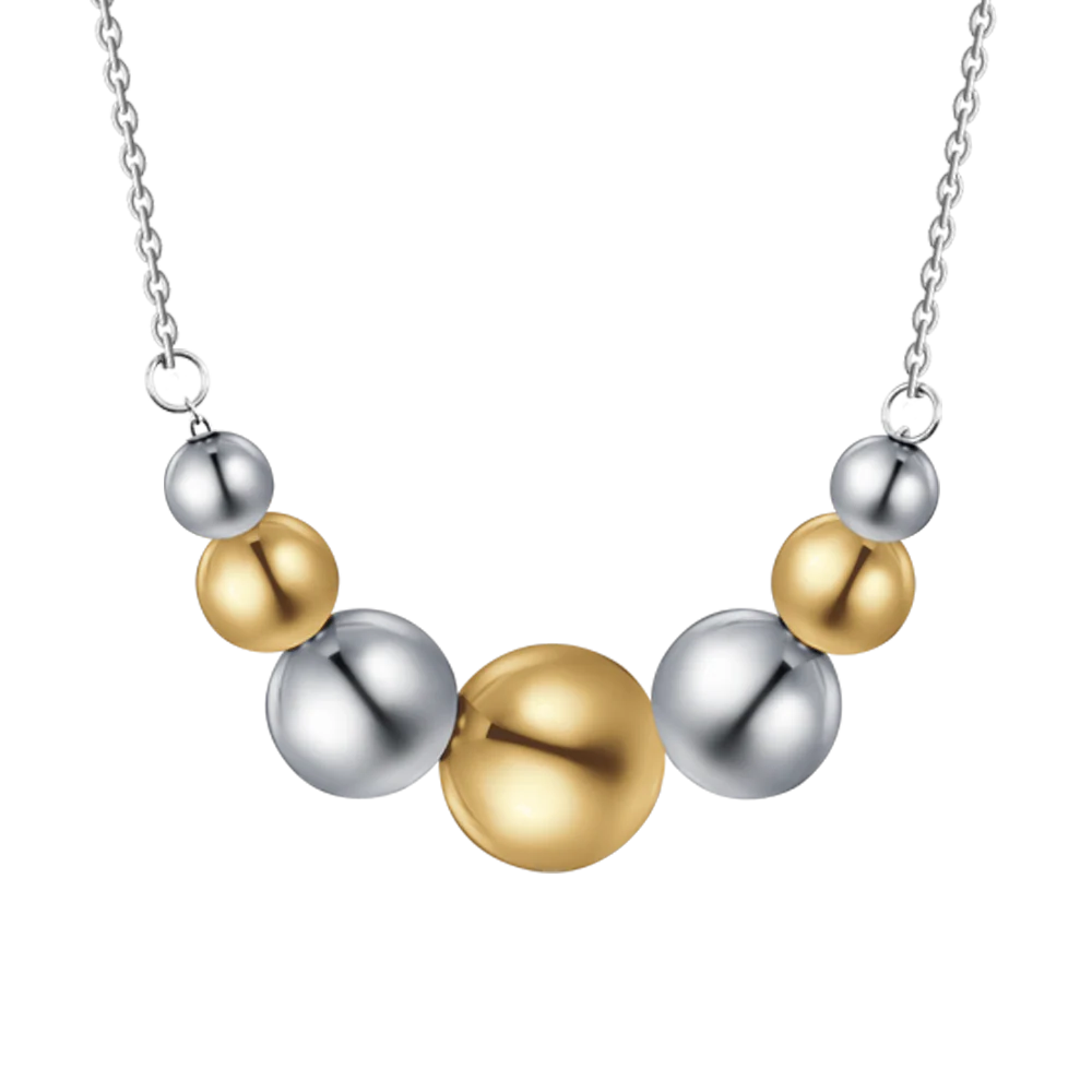 COLLANA DONNAIN ACCIAIO ED ACCIAIO IP GOLD - Image 4