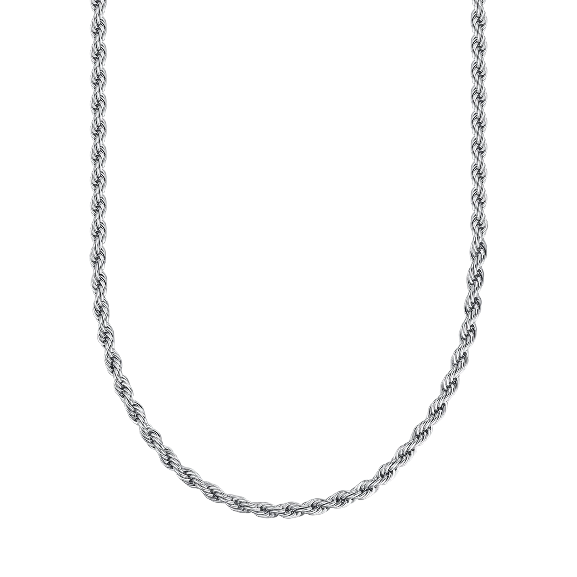 COLLANA UNISEX TORCHON IN ACCIAIO IP GOLD 4MM - Image 4