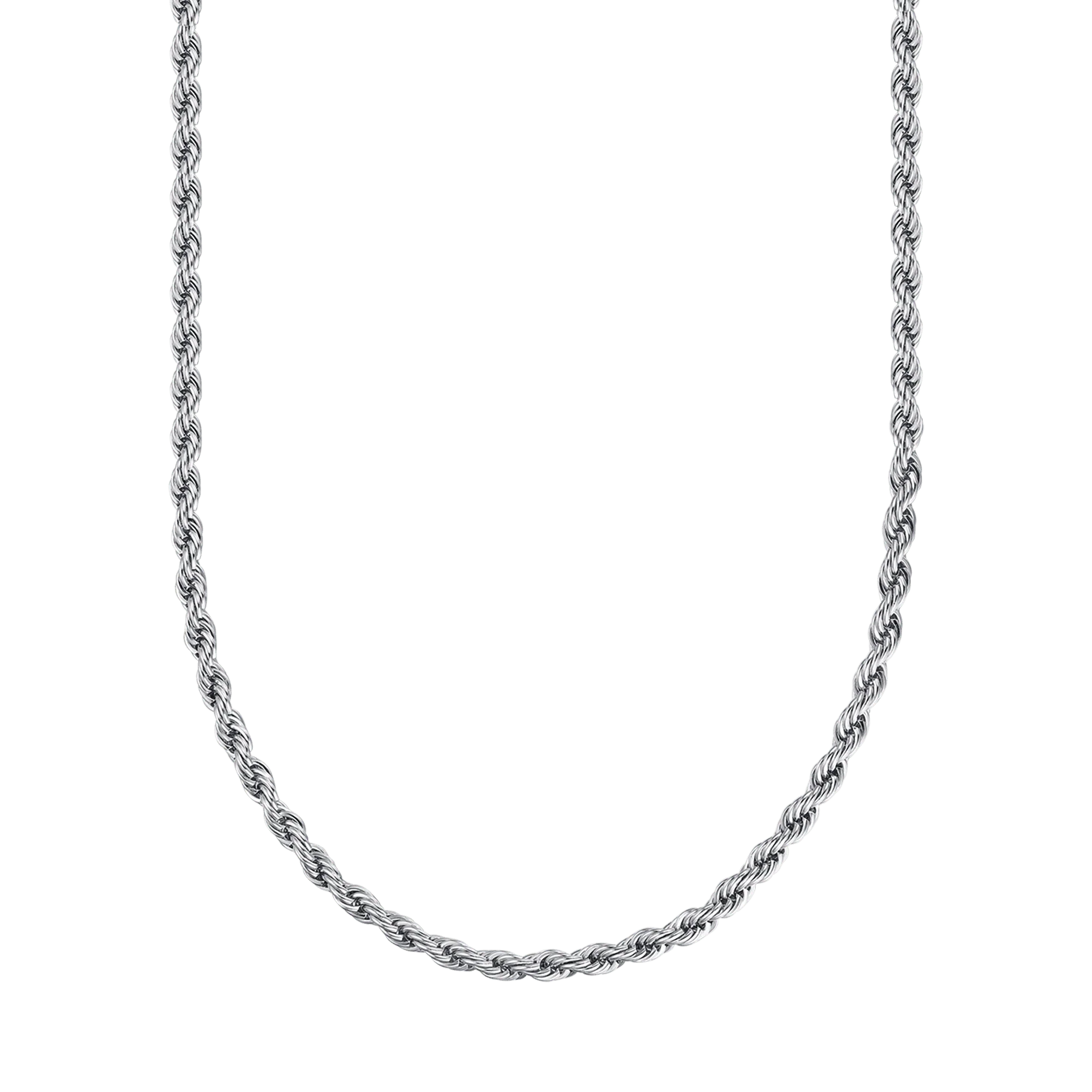 COLLANA UNISEX TORCHON IN ACCIAIO IP GOLD 4MM - Image 6