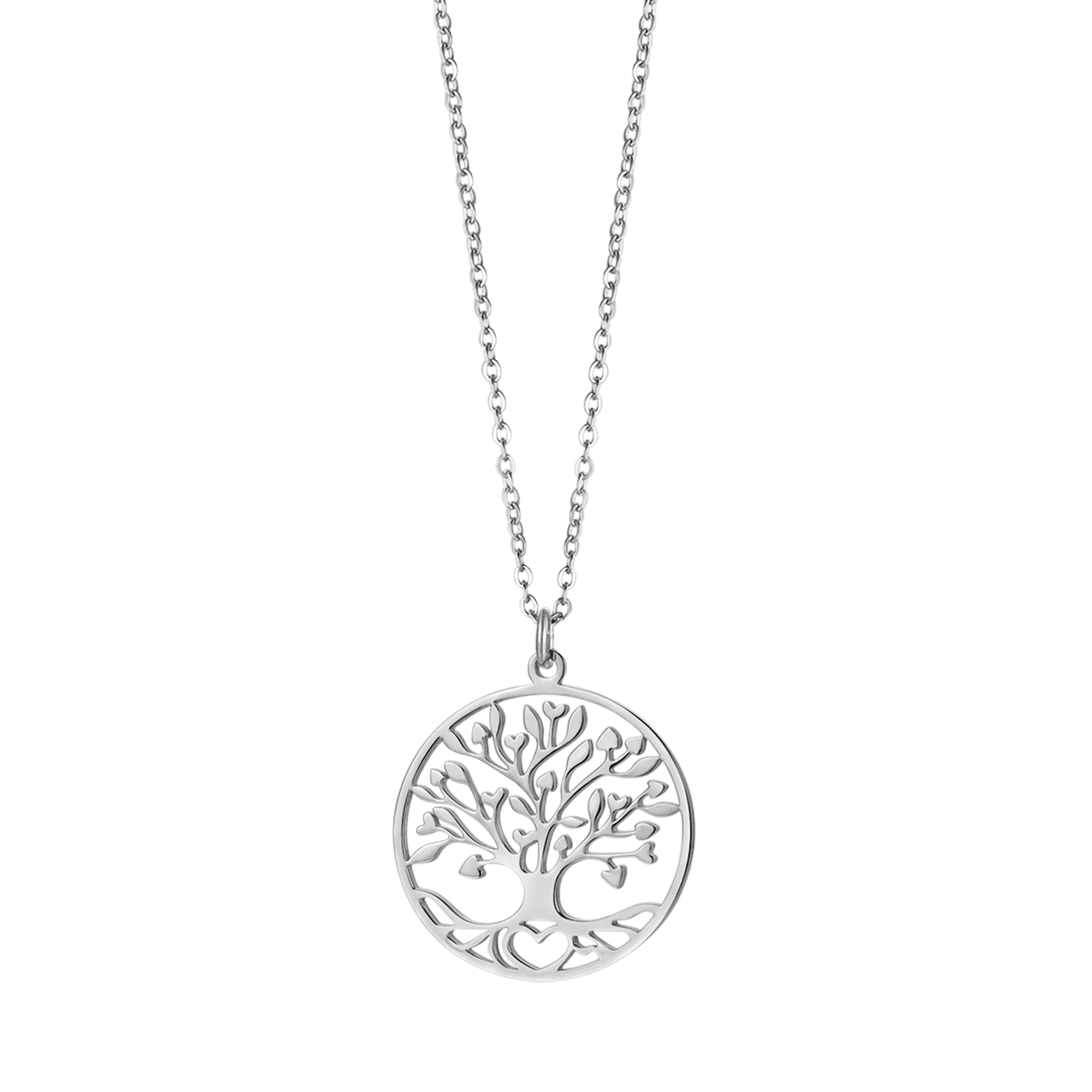 COLLANA DONNA IN ACCIAIO CON ALBERO DELLA VITA
